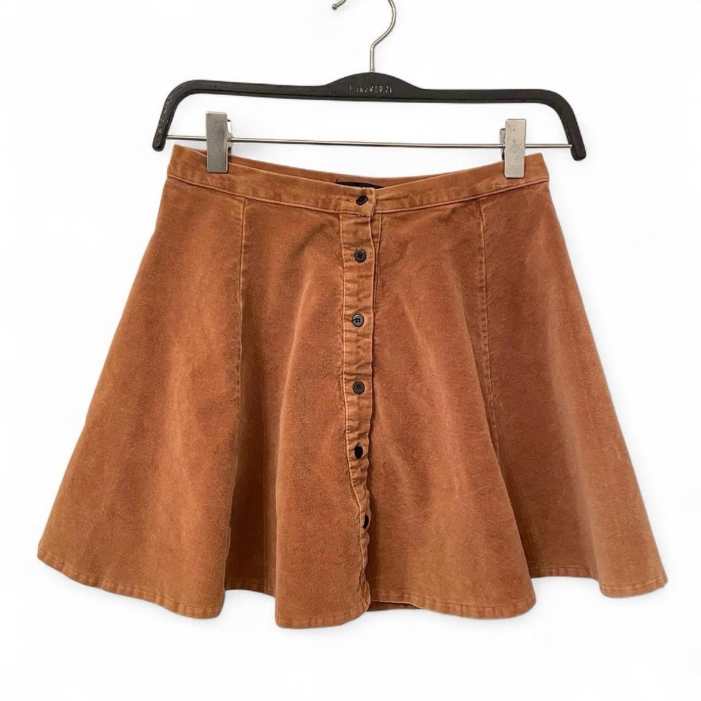 Brandy Melville suede skater skirt